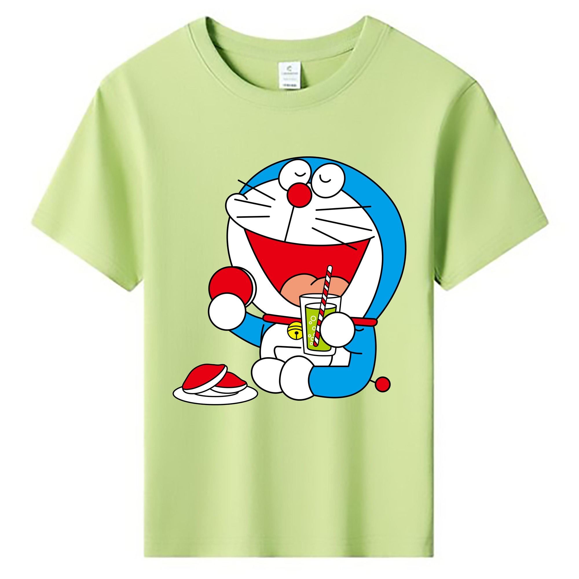 （画像用） ドラえもん Doraemon 綿100％キッズTシャツ（フロントプリント）